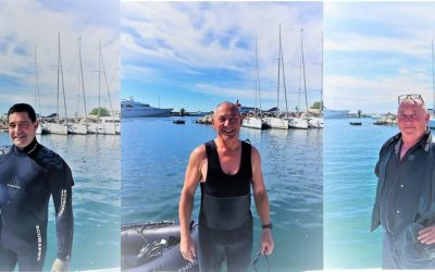 Visite guidée avec Jean-Claude Abot dans les fonds sous-marins du port Camille Rayon